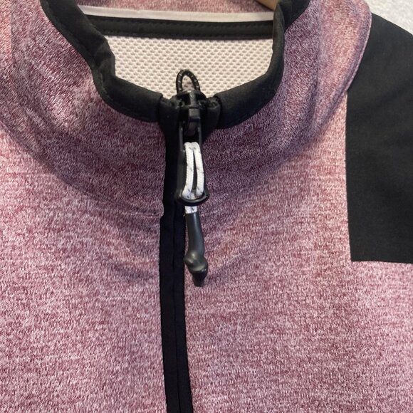 Black Dog Brand 1/4 Zip Mens Pullover Large Athletic Long Sleeve Performance EUC - Picture 9 of 16